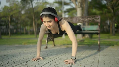 Exsersice out doors Stock Footage 147354574