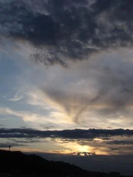 Exspressive sky Stock Photos