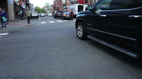 EXT THE GARAGE HARVARD SQ Stock Footage 182948660