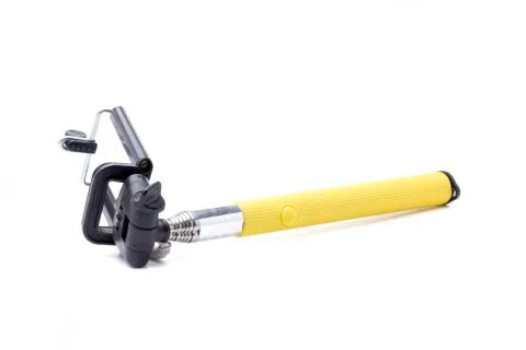 Extendable selfie stick Stock Photos