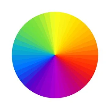 Extended Color Wheel Spectrum Vector Illustration Stock Illustration