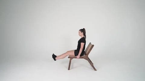 Extended Leg Raises Stock Footage 314195431