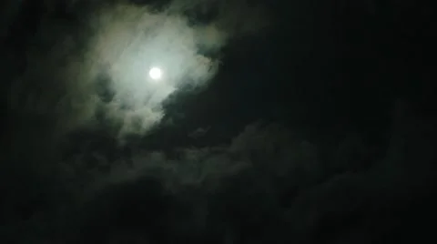 Extended moon/cloud timelapse 스톡 동영상 8566211
