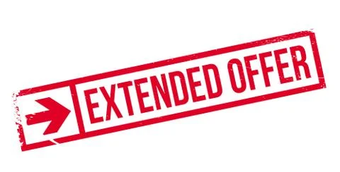 Extended offer stamp Stock Illustration