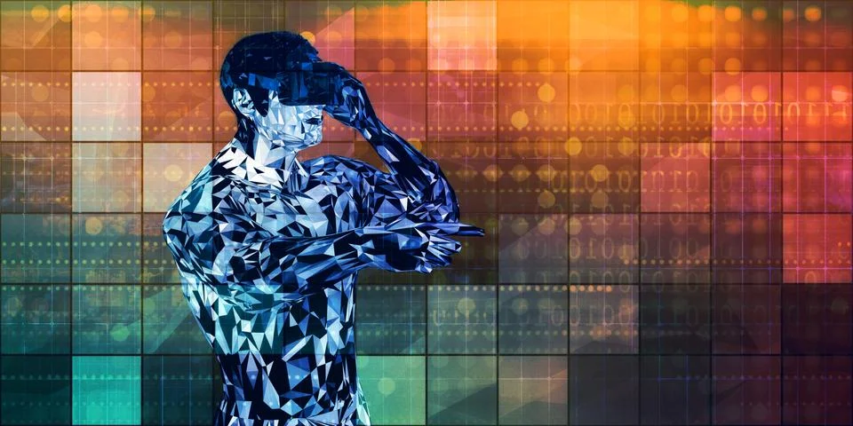 Extended Reality Illustrazione stock