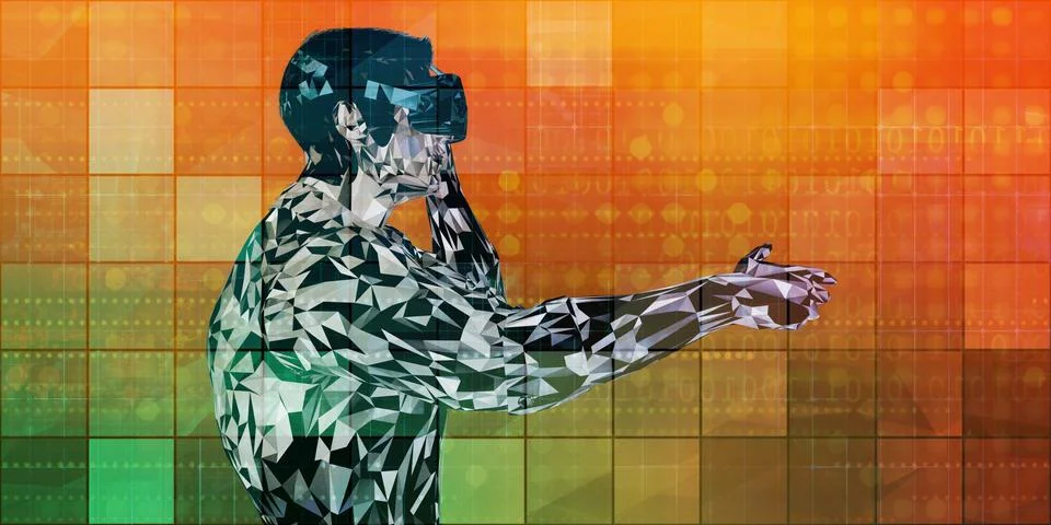 Extended Reality Illustrazione stock