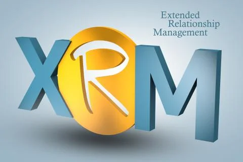 Extended relationship management Stock Illustration