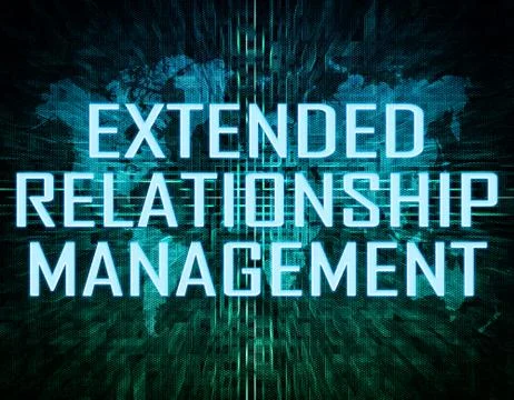 Extended relationship management Stock Illustration