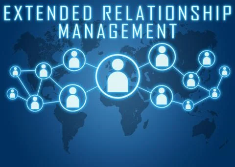 Extended relationship management Stock Illustration