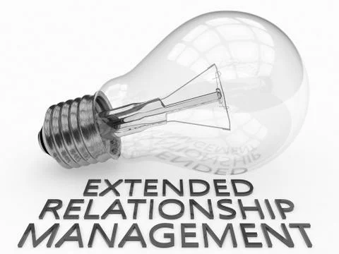 Extended Relationship Management Illustrazione stock