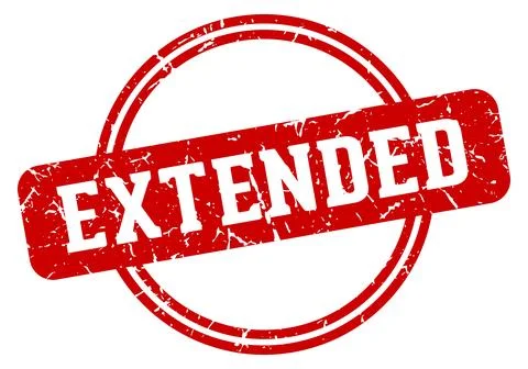 Extended stamp Stock Illustration