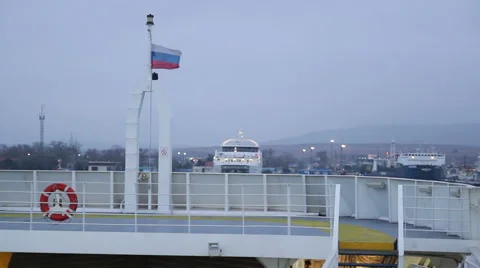 Extending from the ferry pier Stock Footage 60563670