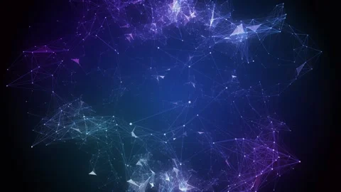 Extending lines and points in space Stock Footage 150378297