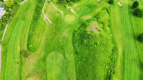Extends Beyond It - Drumlins Country Club - Syracuse, NY Stock Footage 336510947