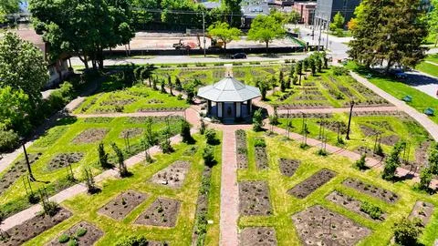 Extends Beyond - Rose Garden - Syracuse, NY Stock Photos