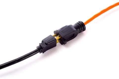 Extension cord - get connected Stock Photos