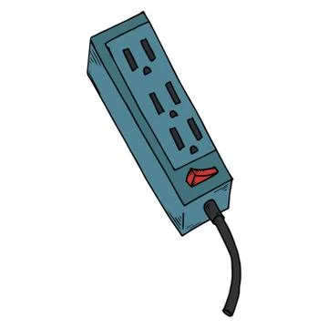 Extension cord icon. Stock Illustration
