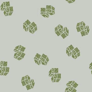 Extension earthquake disaster glyph vector seamless pattern Stockillustratie