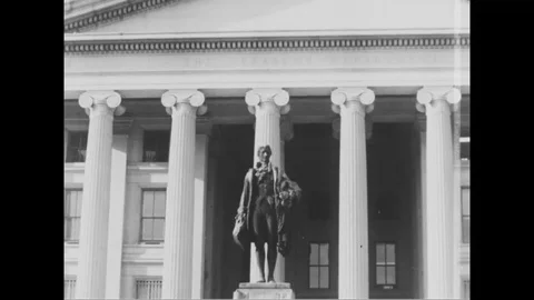 Extensive information service maintained to aid the citizen about taxes - 1959 Stock Footage 98093895
