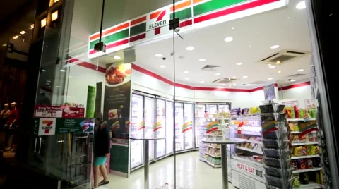 exterior of a 7-Eleven Stock Video Pond5 - Main Image