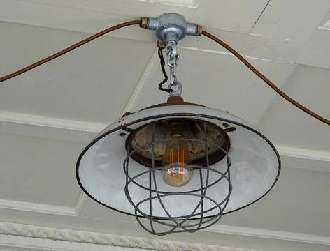Exterior Balcony Ceiling Light Foto stock
