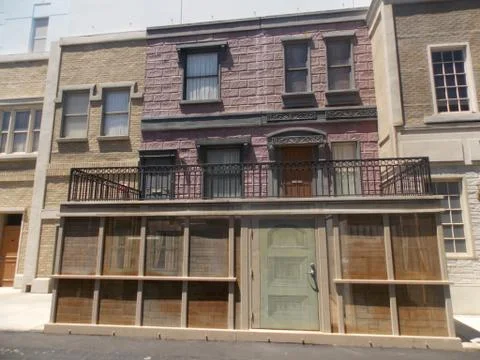 Exterior of Brick Building Stock Photos