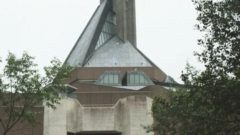 The Exterior Of Clifton Cathedral A Stock Footage 90304671