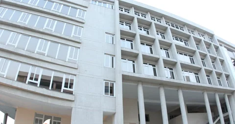 Exterior of the Collage Building Vídeos de archivo 146900560