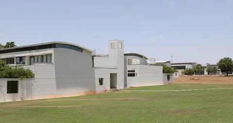 Exterior of the Collage Building Vídeos de archivo 243996068
