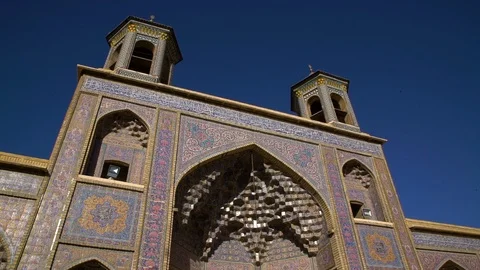 Exterior front of a mosque Stock Footage 100849730