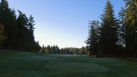 Exterior of golf resort, accommodation and grounds. Stock Footage 88045663