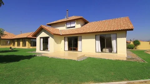 Exterior house yard Video stock 77045761