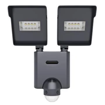 Exterior lighting 3d render Stock-Illustration