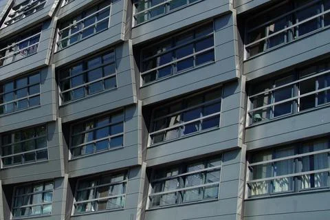 Exterior of modern apartment building Stock Photos