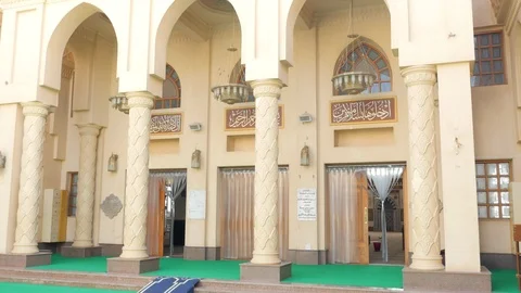 The Exterior of The Mosque Stock Footage 88034601