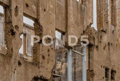 Exterior of North Korean Labor Party building Stock Photos