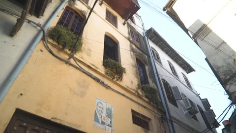 Exterior of old building Stock Footage 85781015