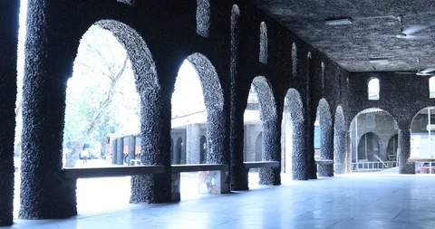 Exterior of the old Building Stockbeeldmateriaal 91534579