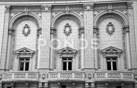 Exterior of old historical building Stock Photos