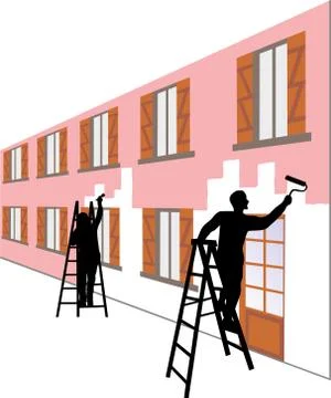 EXTERIOR PAINT Stock Illustration