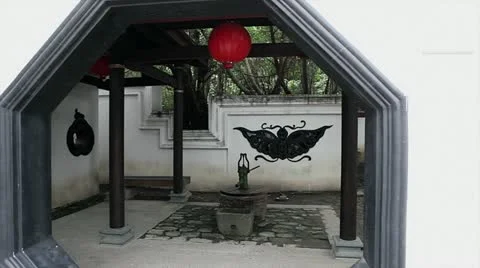 Exterior. A part of a gallery 스톡 동영상 22183926