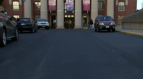 Exterior of the Peter Bent Brigham Building in Boston, Massachusets Stock Footage 50630846