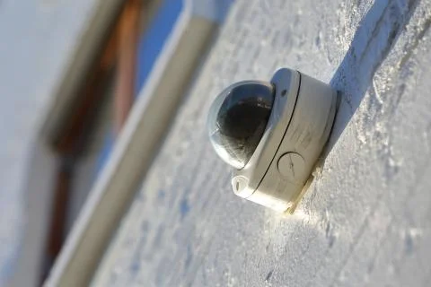 Exterior Security Camera 写真素材
