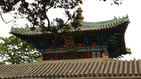 Exterior of Shaolin temple Stock-Footage 89813177