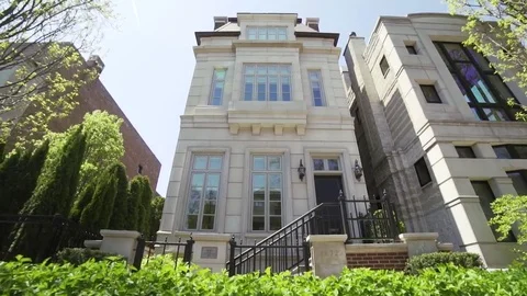 An exterior shot of a home. Stock-Footage 80319158