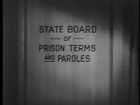 Exterior of State Board of Prison Terms and Paroles office 库存影片 260256322