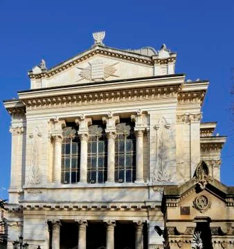 Exterior of synagogue Stock Photos