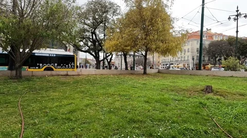Exterior of train station Video stock 233202657