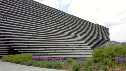 The exterior of the V&amp;A building, Dundee Stock-Footage 200846217