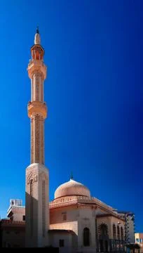 Exterior view to Mersa Matruh Development mosque, Egypt Foto stock
